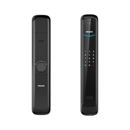 Khóa vân tay cao cấp Philips DDL702 8hws màu đen