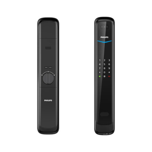 Khóa vân tay cao cấp Philips DDL702 8hws màu đen