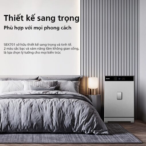 Két sắt Philips SBX701 kiến tạo không gian sống