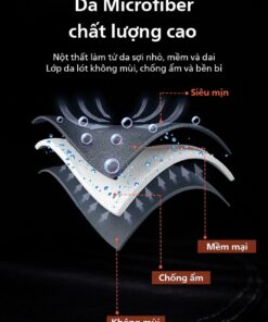 Nội thất bọc da PU cao cấp, sang trọng