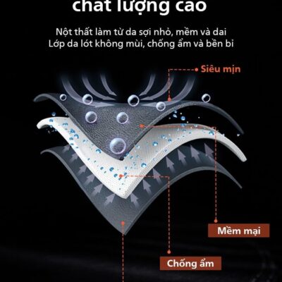 Nội thất bọc da PU cao cấp, sang trọng