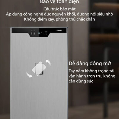 Thiết kế nguyên khối không điểm cạy chống trộm tuyệt đối