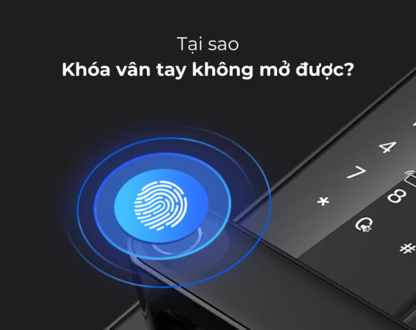 không mở khóa vân tay được