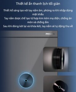 Tay nắm không trọng tải được ẩn mình tinh tế trong thân két