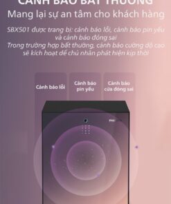 Đa dạng cảnh báo trên két sắt