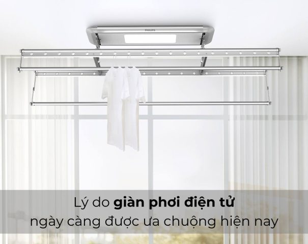 giàn phơi điện tử