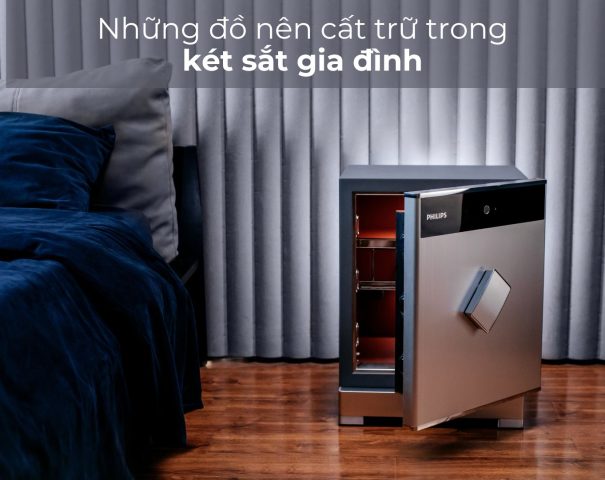 Những đồ nên cất trữ trong két sắt gia đình