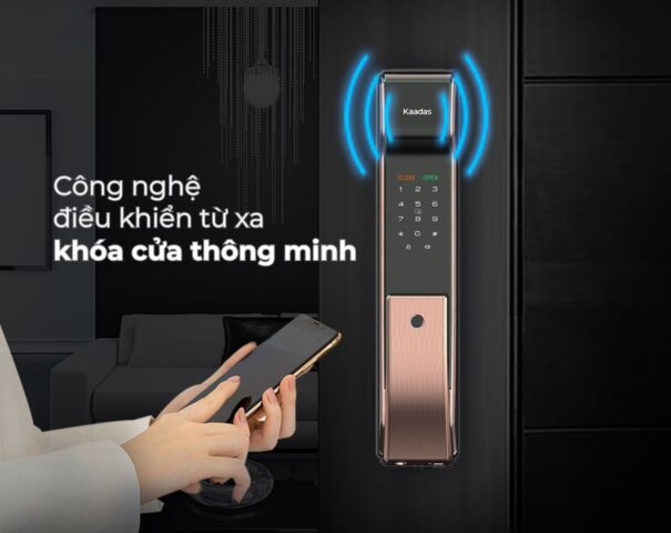 công nghệ điều khiển từ xa trên khóa cửa thông minh