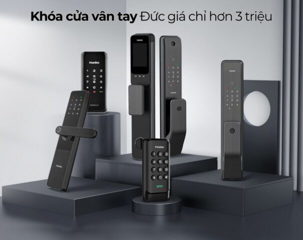 Khóa cửa vân tay Đức giá chỉ hơn 3 triệu