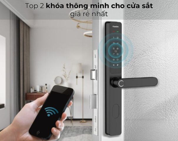 Khóa thông minh cho cửa sắt