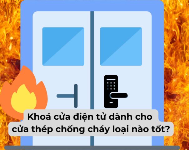 Khoá cửa điện tử dành cho cửa thép chống cháy