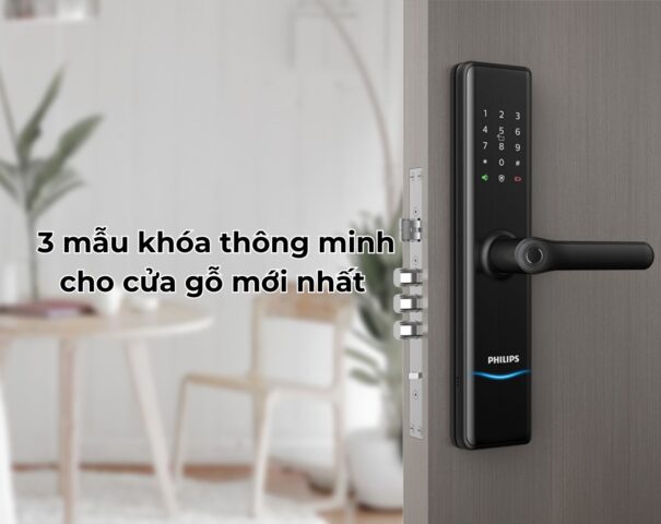 Mẫu khóa thông minh cho cửa gỗ