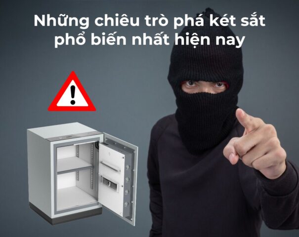 Những chiêu trò phá két sắt phổ biến nhất hiện nay