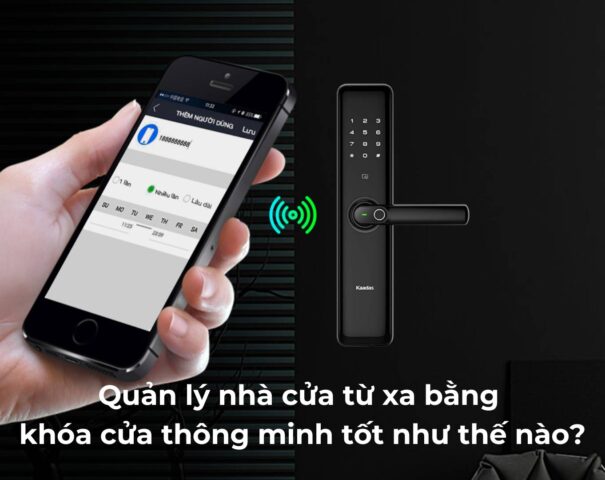 Quản lý nhà cửa từ xa bằng khóa cửa thông minh 7