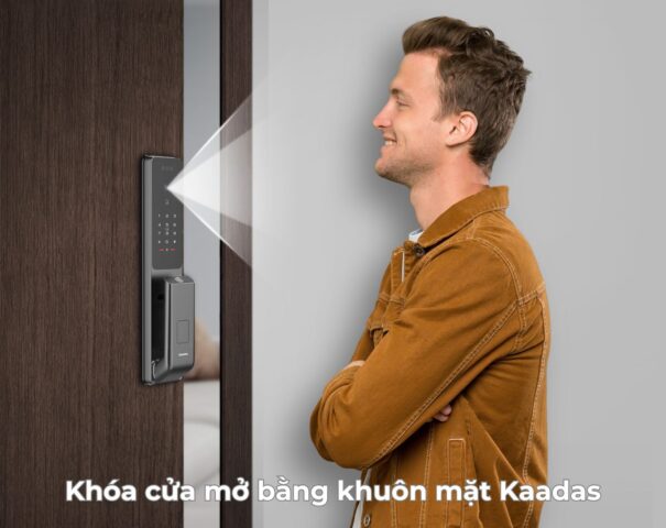 Khóa cửa mở bằng khuôn mặt Kaadas