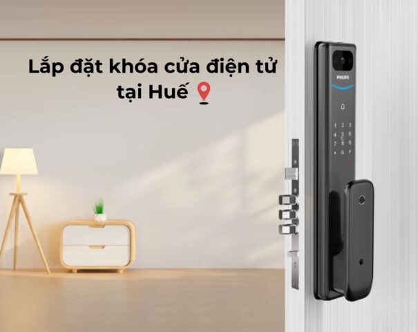 Lắp đặt khóa cửa điện tử tại Huế