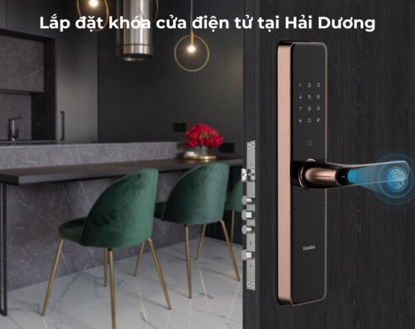 Lắp đặt khóa cửa điện tử tại Hải Dương