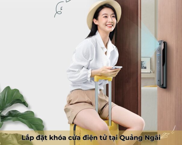 Lắp đặt khóa cửa điện tử tại Quảng Ngãi