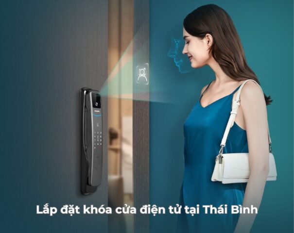 Lắp đặt khóa cửa điện tử tại Thái Bình