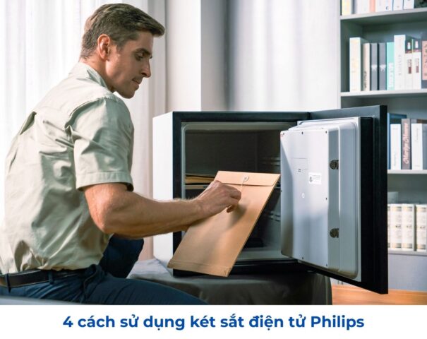 cách sử dụng két sắt điện tử philips