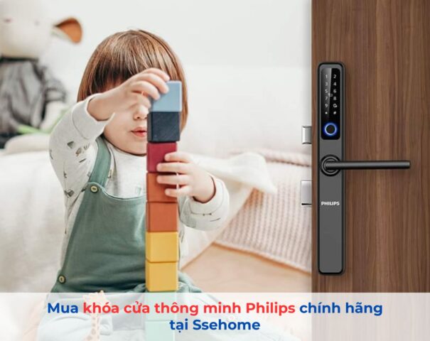 mua khóa cửa thông minh philips chính hãng