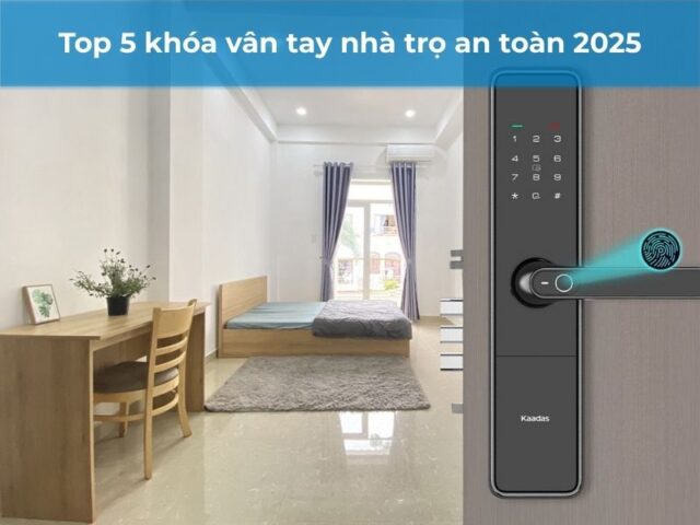 khóa vân tay cho nhà trọ