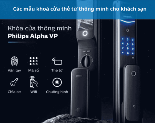 khóa cửa thông minh khách sạn