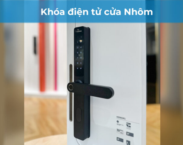 Khóa điện tử cửa nhôm sử dụng vân tay