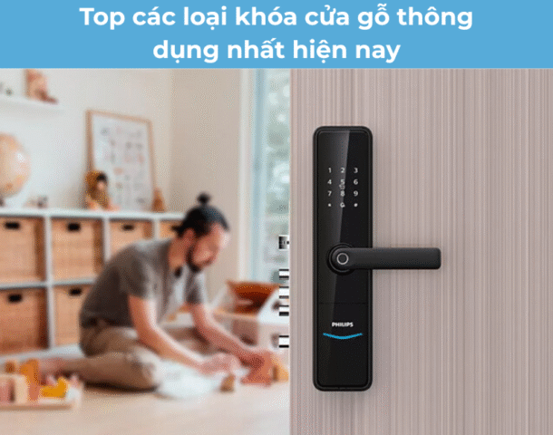 Các loại khóa cửa gỗ