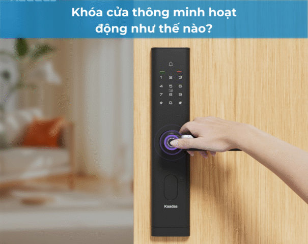 Khóa cửa thông minh hoạt động như thế nào avt