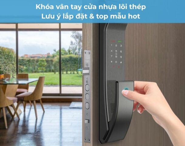 khoa van tay cua nhua loi thep avt