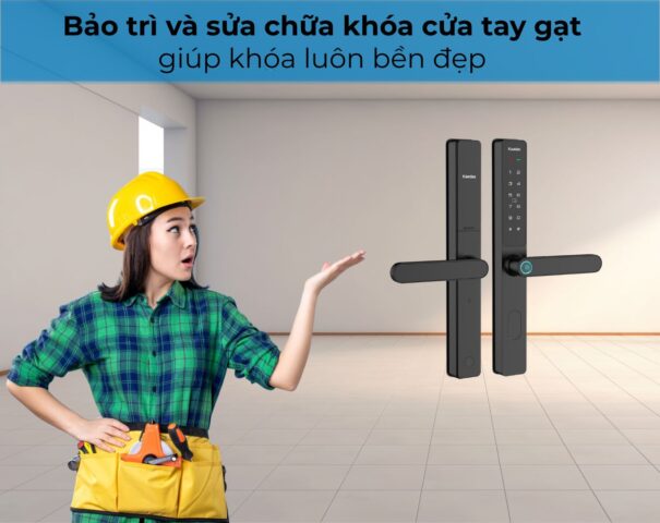 Bảo trì và sửa chữa khóa cửa tay gạt