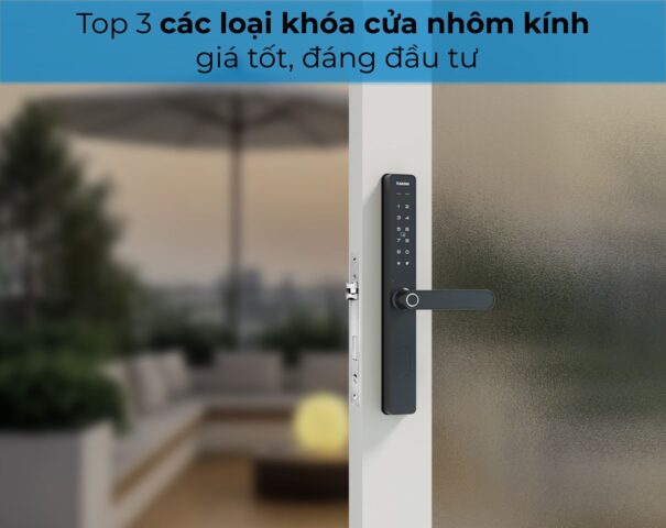 các loại khóa cửa nhôm kính