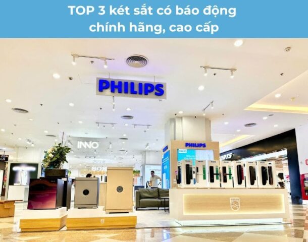 3 két sắt có báo động chính hãng, cao cấp