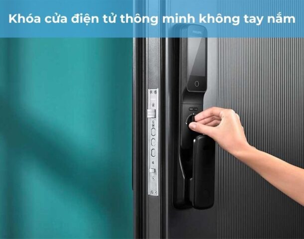 Khóa điện tử không tay cầm thông minh