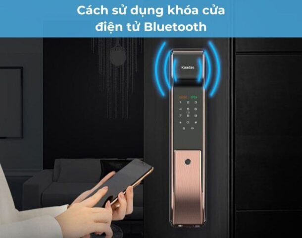 Cách sử dụng khóa cửa điện tử Bluetooth