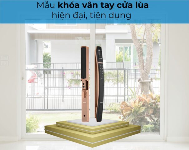khóa vân tay cửa lùa
