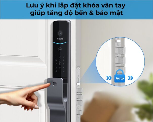 lưu ý khi lắp đặt khóa vân tay