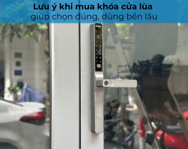 lưu ý khi mua khóa cửa lùa