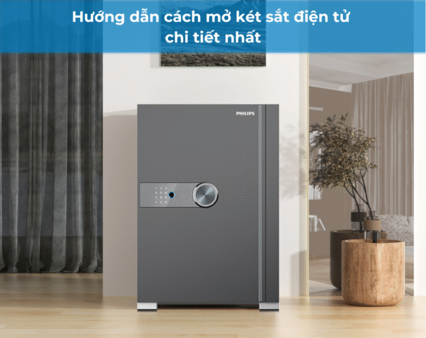 Cách mở két sắt điện tử avt