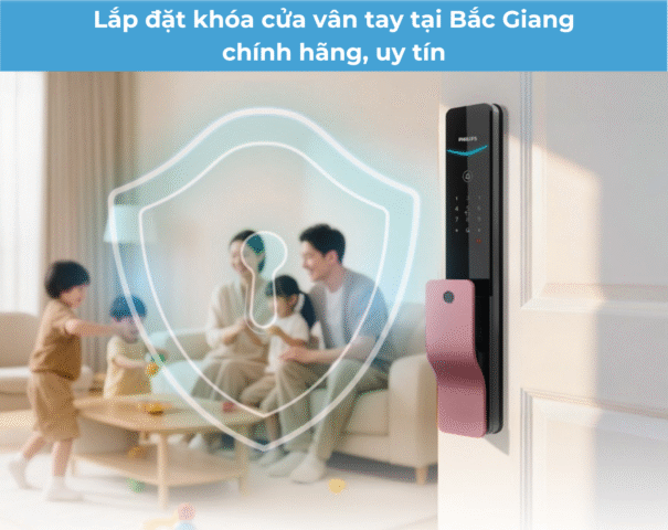 Lắp đặt khóa cửa vân tay tại Bắc Giang avt