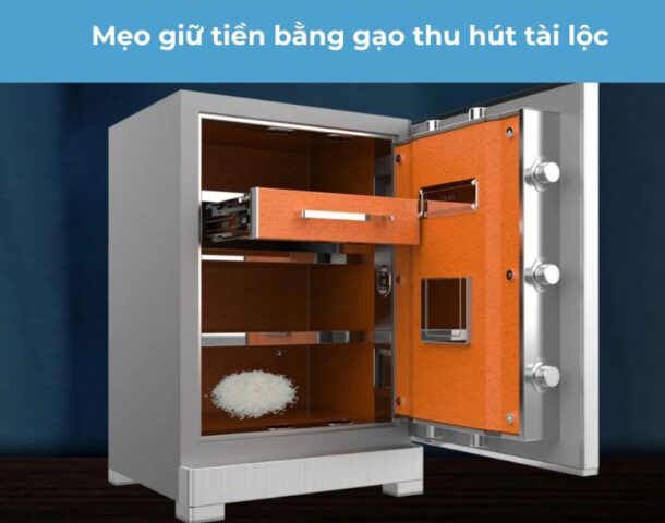 mẹo giữu tiền bằng gạo hút tài lộc